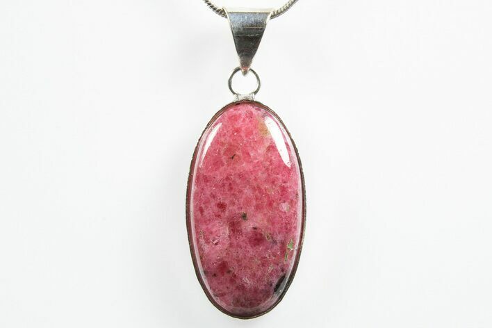 Polished Rhodonite Pendant (Necklace) #346233